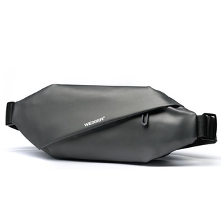 Práctica bolsa de cintura de los hombres de la moda multifuncional pequeña bolsa de deporte de ocio bolsa de pecho Crossbody (6)
