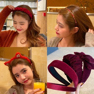 Año nuevo rojo chica simplicidad coreano pelo diadema fijador de arcoinsInternet-famosa banda para el pelo/Clip