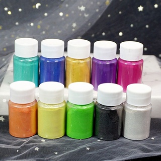 bub 10 colores brillantes aurora perla pigmento polvo mica nacarados colorantes colorantes de resina (7)