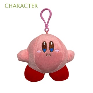 Personaje Kawaii peluche suave juguetes de dibujos animados 10CM llavero muñecas estrella Kirby peluche muñeca