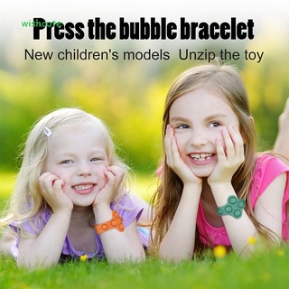 Juguetes para niños y adultos, pulsera con hoyuelos de burbuja, juguete de descompresión antiestrés sensorial regalo (2)