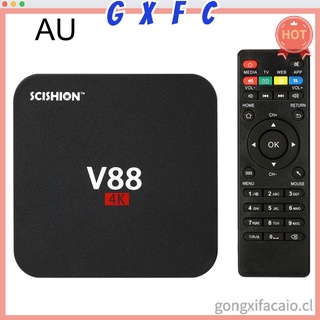V88 Smart TV Set-Top Box Player 4K Home Theater 1G+8G WiFi Media Player [GXFCDZ]