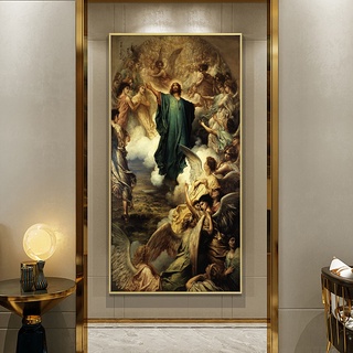 Ascensión del señor lienzo impresiones pinturas arte de pared religioso dios carteles Cuadros para sala de estar decoración del hogar Cuadros
