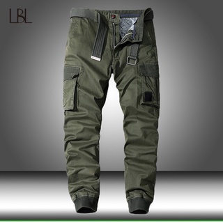 multi-bolsillo casual pantalones de los hombres militar táctico corredores de carga pantalones de los hombres al aire libre senderismo trekking pantalones de chándal masculino hip hop inferior