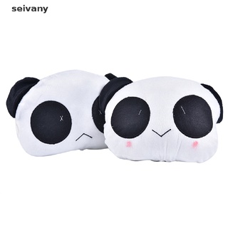 [seivany] 1pc Cute Car Neck Panda Pillow Headrest Neck Rest Support Cushion Neck Pillow (4)