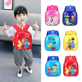 [hst] mochila de nylon lindo de dibujos animados de la escuela bolsa de hombro de los niños de kindergarten mochilas
