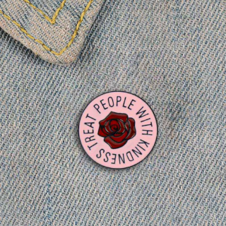 FQ rosa esmalte Pin 1D One Direction Harry Styles insignia broche solapa Pin para Denim Jeans camisa bolsa joyería regalo para Fans amigo