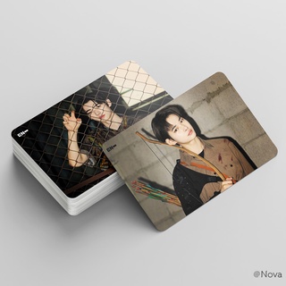 55pcs/Box ENHYPEN Photo Card 2021 BORDER Album LOMO Card Photo Cards Postcard (6)