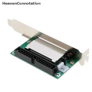 [HeavenConnotation] 40 pines IDE a tarjeta Flash compacta CF convertidor adaptador PCI soporte Panel trasero