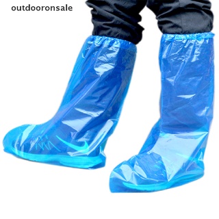 (Al Aire Libre) 10 Fundas Antideslizantes A Prueba De Lluvia Para Zapatos Impermeables Desechables Para Botas