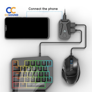 cc adaptador de teclado para mouse/juego/android/accesorios para celular