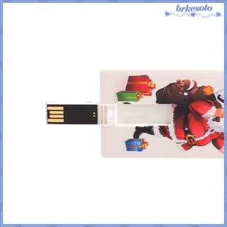 Brkesoto tarjeta De navidad con Forma De Usb Flash Drive Pen Drive disco U Usb 2.0 Pendrive memoria Usb Stick Externo