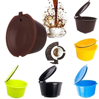 6 colores recargables cápsula de café filtro reutilizable para Dolce Gusto Nescafe (3)