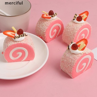 crema de simulación misericordiosa rollo suizo pastel de frutas artificial realista falso comida en miniatura cl (1)