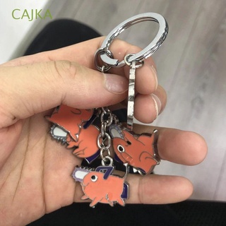 CAJKA Fashion Chainsaw Man Keychain Ornaments Bag Pendant Anime Chainsaw Man Backpack Decoration Pendant Prop Bag accessories Car Key Accessories Jewellery Gifts for Women Men Key Rings