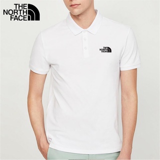 the north face moda polo de los hombres de manga corta solapa casual media manga superior camiseta