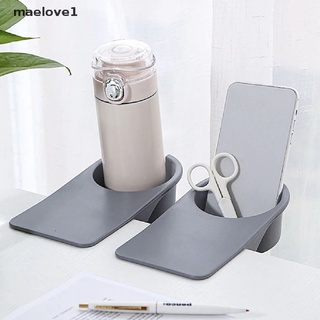 [maelove1] mesa de agua taza estante café soporte lateral oficina escritorio escritorio fijo clip de almacenamiento [maelove1]
