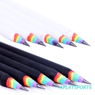 APLAYSPORTS 5 Lápices De Colores Arco Iris Para Niños Varios Para Dibujar Colorear Dibujo Papelería
