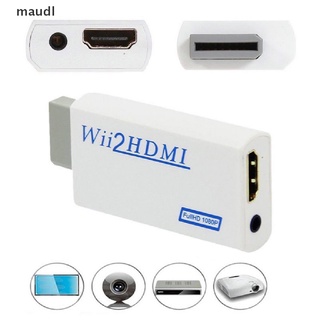 maudl hd wii a hdmi 1080p/720p adaptador adaptador conector con 3,5 mm.