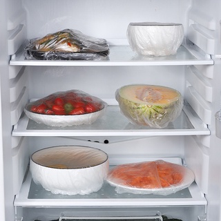 10/50/100pcs refrigerador alimentos a prueba de olores plástico envoltura de alimentos cubierta de alimentos (3)