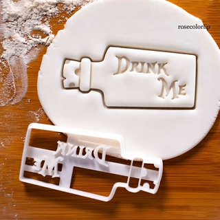 [HOB] Cortador de galletas con patrón de letras inglesas lindo plástico exquisito material de grado alimenticio molde de galletas para cocinar (3)
