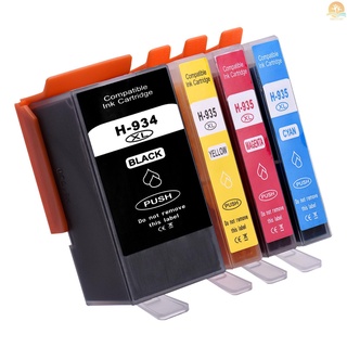 Cartuchos de tinta compatibles de repuesto para HP 934 935 XL 934XL 935XL Compatible con HP Officejet Pro 6230 6830 6835 HP Officejet 6220 6812 6815 6820 impresora, paquete de 4