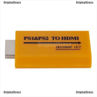 Original 1080P HD PS1/PS2 a HDMI Audio Video convertidor adaptador para proyector HDTV
