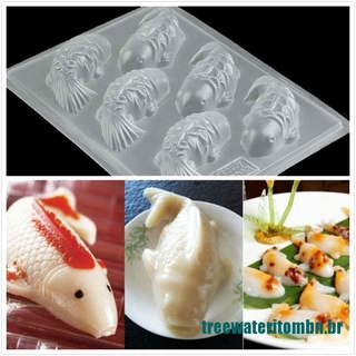 [hot_sale] molde 3D para tartas de pescado/Chocolate/para jalea Sugarcraft/pastel de arroz/hornear también