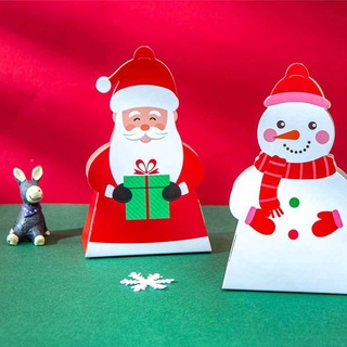 caja de regalo árbol de navidad de navidad diy decoración de regalo casa fiesta reno santa