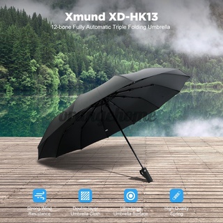 Xmund XD-HK13 Automático Negro Pegamento Paraguas Doble Capa 1-2 Personas Plegable Portátil Camping UPF50 Impermeable Parasol