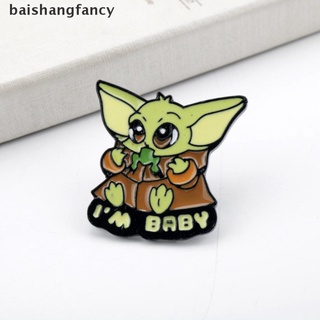 Bsfc Metal Enamel Pins Star Wars Baby Yoda Pins Brooch Badge Jewelry Gift for Fans Fancy
