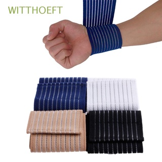 WITTHOEFT 1PCS Elastic Bandage Gym Wrist Brace Wristband Tennis Gym Support Powerlifting Dumbbell Bandage Cotton Fitness Wrist Wrap/Multicolor
