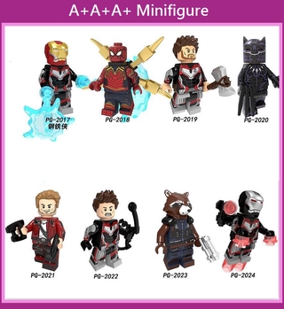 minifiguras pg8232 avengers superhéroe mini figuras bloques de construcción juguetes