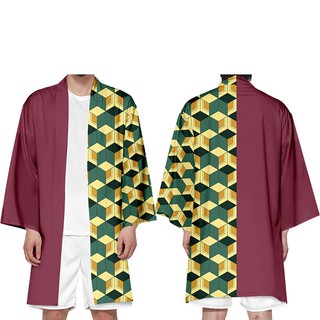 Kimono/Kiono largo/abrigo Ghost Haori/kimling/ Purgaria/dos tamaños/anizenitsu Tomioka (5)