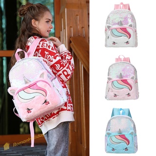 [en Venta]mochila de felpa encantadora para niños/niñas/mochila escolar de dibujos animados/caballero/lentejuelas/