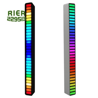 Pickup Rhythm Lights,32 Bit RGB Colorful Music Ambient Light for Car/Home Sound Control Light Black