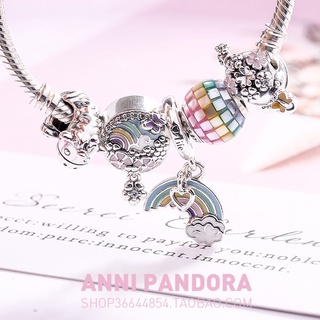Pandora Satubracelet Arco Iris Unicornio Cuento De Hadas Mundo Pulsera Juventud Moda Auténtico Regalo De Cumpleaños Joyería (5)
