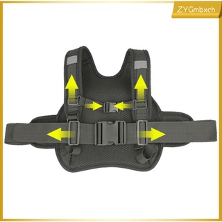 cinturón de seguridad para niños de una pieza de bicicleta de protección de la correa de asiento arnés negro
