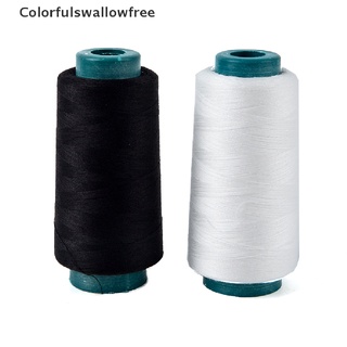 colorfulswallowfree 3000 yardas de hilo de borla línea de hilo bordado a mano línea de máquina de coser belle