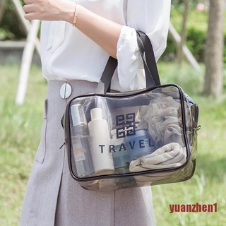 Yazhen bolsas de almacenamiento de PVC transparentes organizador de viaje bolsa de maquillaje transparente bolsa de cosméticos
