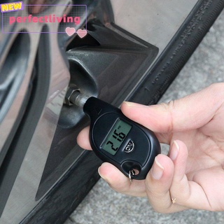 【perfectliving】Mini Tire Pressure Gauge Digital Lcd Display Car Tire Air Pressure Tester (6)