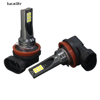 Lucaitr Luces Antiniebla LED H8/H9 H11 3030 12SMD 12V 6000K Para Faros Delanteros De Coche