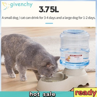 L perro gato alimentador automático bebedor cachorro mascota alimentos dispensador de agua tazón (3)