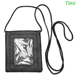 Timi pasaporte cuello bolsa Mini Crossbodies bolsa de almacenamiento impermeable teléfono móvil bolsa de viaje cuello pequeño carteras pasaporte titular