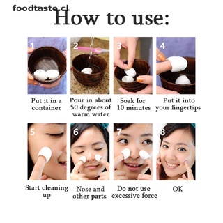 [foodtaste] exfoliante purificante de seda natural cocoons facial cuidado de la piel acné [cl] (4)