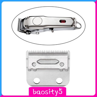 [Baosity5] cuchilla cortadora de pelo de acero inoxidable de 2 agujeros para barberos estilistas (5)