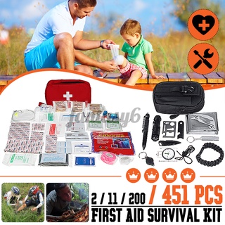 ready stock 30 tipos de 200 componentes de la familia kit de primeros auxilios/kit médico al aire libre/kit médico kit de primeros auxilios (2)