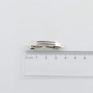 10 clips de plata francés pasador horquillas para bricolaje clips de pelo nupcial 8 cm