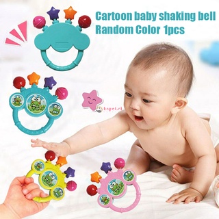 Cartoon Infant Baby Bell Rattles Newborns Toys Hand Toy For Children Music Kids