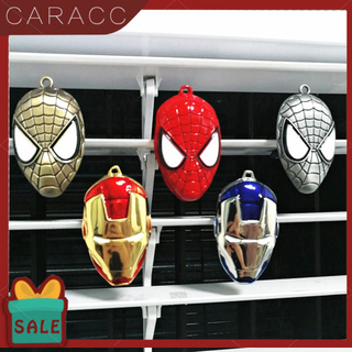 <CarAcc> ambientador creativo de hierro Man Spiderman para coche, Perfume, Clip de Aroma, decoración